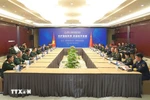 国防部长潘文江大将与多国防长进行会晤