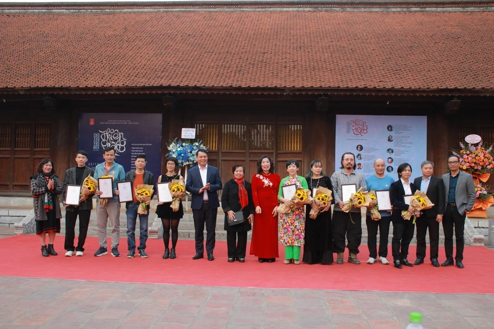 这被视为孕育升龙精华的源泉，也是九位艺术家进行创作的核心故事脉络。图自Vietnam+