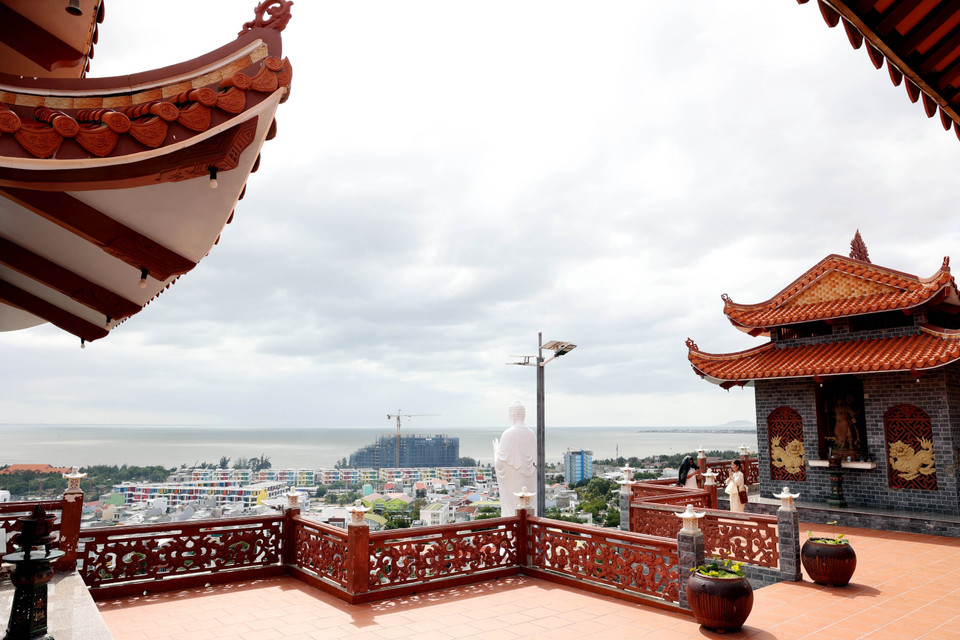 重山古寺坐落于庆和省宁海乡的高山上。图自越通社