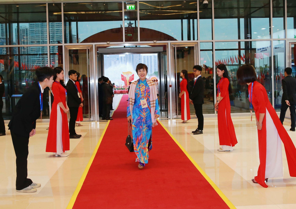 越南通讯社社长武越庄出席大会。图自越通社