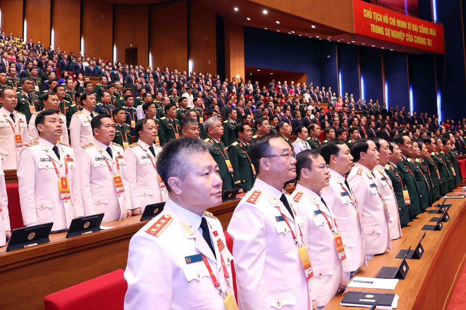 越南国家主席梁强在开幕式上致辞。图自越通社