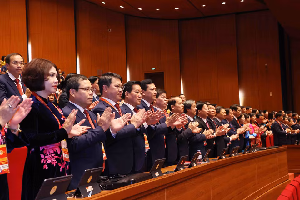 越南国家主席梁强在开幕式上致辞。图自越通社