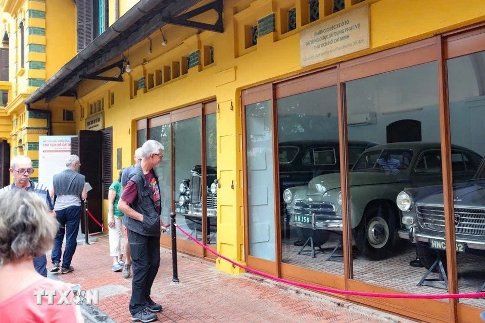 遗迹区已接待数百万国内外游客前来参观。 图自越通社