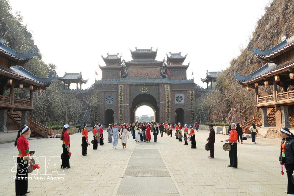 敬天坛——威谷旅游景点一隅。图自越通社