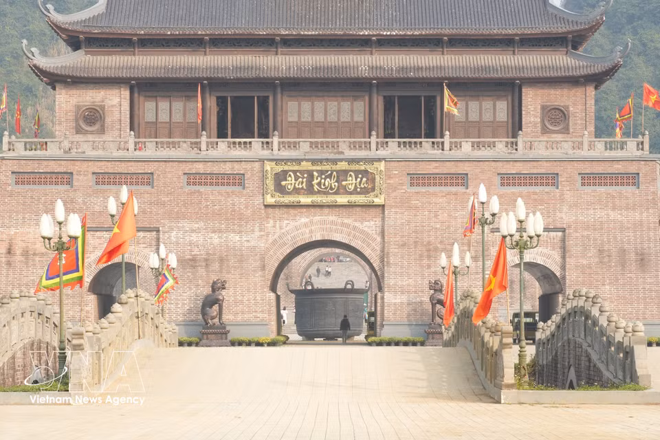 敬天坛——威谷旅游景点一隅。图自越通社