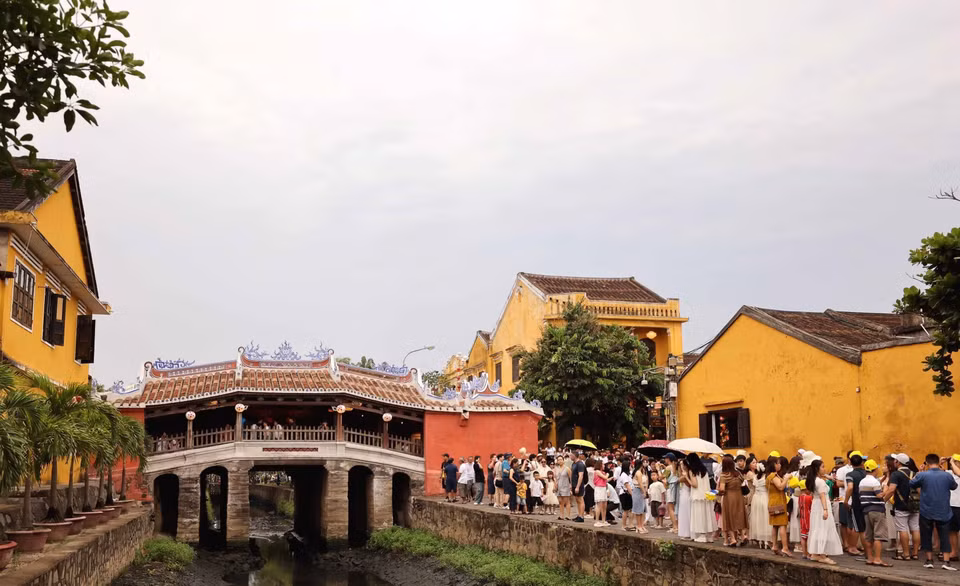 世界文化遗产会安古镇（岘港市）一直是国际游客钟爱的旅游目的地。图自越通社