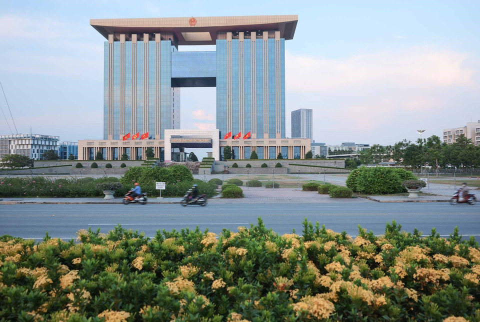 平阳新城行政中心。图自越通社