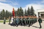 越南人民军赴俄训练，为参加俄罗斯卫国战争胜利日阅兵做准备