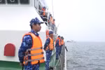 越中两国海警在北部湾开展联合巡逻