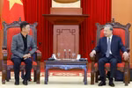 越共中央总书记苏林会见中国立讯精密副董事长王来胜