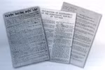 1945年9月15日，由胡志明主席亲自命名的“越南通讯社”正式并以越、英、法三种语言，对外播发《独立宣言》全文及越南民主共和国临时政府成员名单。这个神圣而庄严的历史时刻，成为越南通讯社的传统日。图自 越通社
