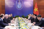 河内公约:越南国家主席梁强会见国际客人