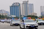 越共十四大安保出征仪式总彩排举行