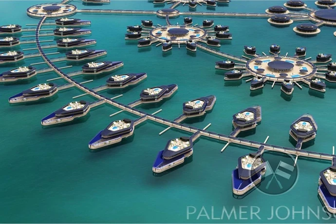 超级豪华邮轮码头项目效果图。越通社发