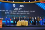 合作协议签约仪式现场。图自越通社