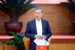 苏林总书记发表讲话。图自越通社