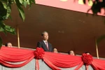 中国全国人大常委会委员长赵乐际出席越南国庆80周年纪念活动。图自越通社