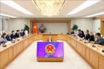 会见现场。图自越通社