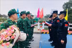越南莱州省边防部队与中国云南省红河边境管理支队、金水河出入境边防检查站开展了边境联合巡逻。图自越通社
