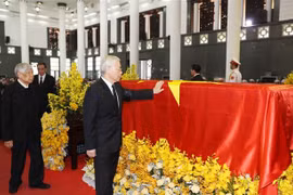 原越共中央总书记杜梅追悼会在河内隆重举行（组图）