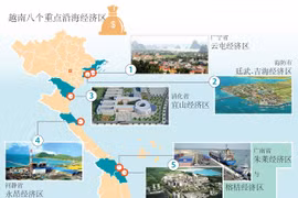 图表新闻：越南沿海经济区