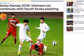 2018年亚运会：国际媒体赞扬越南国奥队的胜利