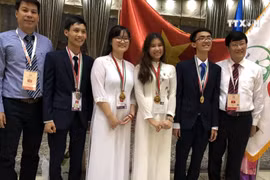越南学生在2018年国际生物奥赛中获得3枚金牌