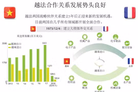 图表新闻： 越法合作关系发展势头良好