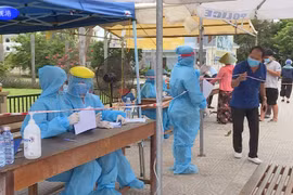 岘港市大学生积极参加疫情防控志愿服务工作