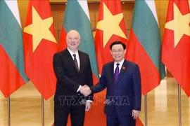 越南国会主席王廷惠与保加利亚议会议长耶利亚兹科夫举行会谈