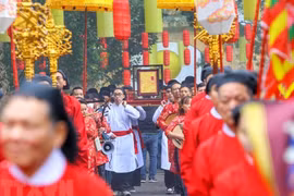组图：2022壬寅虎年历书进贡仪式在河内升龙皇城遗迹区举行
