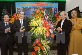 越南祖国阵线中央委员会主席向天主教团结委员会致以圣诞节祝福