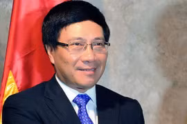 越共中央委员、越南政府副总理兼外交部长范平明（图片来源：越通社）