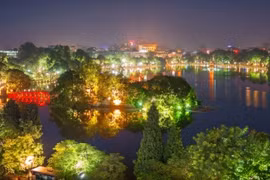 美丽的河内夜景​ （图片来源于网络）