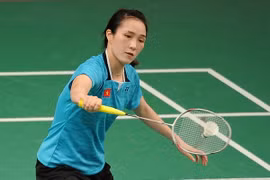 越南羽毛球运动员武氏状。