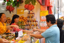 越南腰果展位。