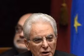 意大利总统马塔雷拉（Sergio Mattarella）。