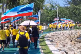 参加示威活动的示威者（图片来源：themalaysianinsider.com）