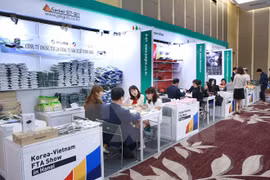 附图：越韩贸易交流会（图片来源：越通社）