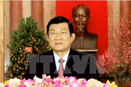 越南国家主席张晋创（图片来源：越通社）