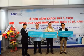 越南岘港国际航空港迎来第600万名游客