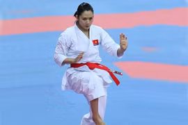越南空手道选手阮黄银