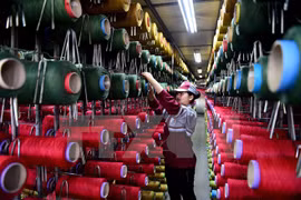 中国山东省的工厂