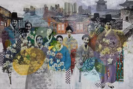 河内画家吴文色的作品“梦想”（图片来源：新河内报）