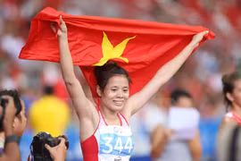 越南运动员阮氏玄（图源：越通社）