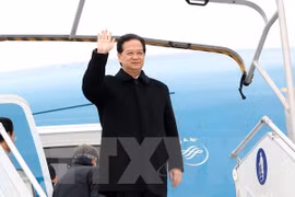 越南政府总理阮晋勇赴法国出席第21届联合国气候变化大会 （图片来源：越通社）