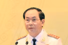 越南公安部长陈大光大将。（图片来源：越通社）
