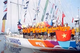 越南岘港队已结束了2015-2016年克利伯环游世界帆船赛（Clipper Race）的“Atlantic Trade Winds Leg”第一站比赛（图片来源：人民军队报）