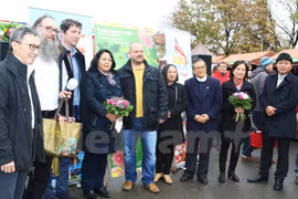 东盟各国代表参加东盟饮食展（图片来源：Vietnam+）