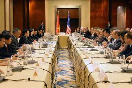 越南国家主席张晋创出席美国企业家座谈会（图片来源：越通社）